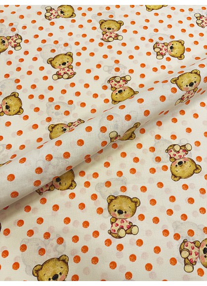 Kokvilnas autiņš 85x85 cm BABY BEAR