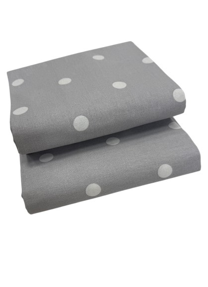 Kokvilnas autiņš 85x85 cm GREY DOTS