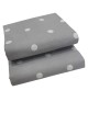 Kokvilnas autiņš 85x85 cm GREY DOTS