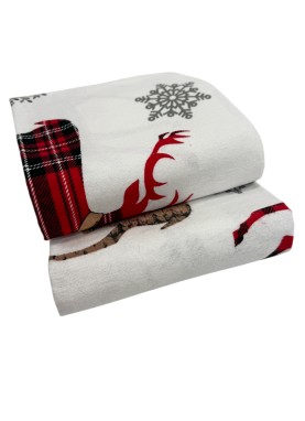 Flaneļa autiņš 90х100 cm WINTER WOOD