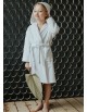 Bērnu bambusa halāts ar kapuci, KIDS GRAND WHITE
