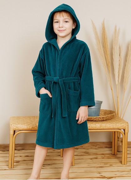 Bērnu bambusa halāts ar kapuci, KIDS GRAND LAGOON Bērnu bambusa halāts ar kapuci, KIDS GRAND LAGOON