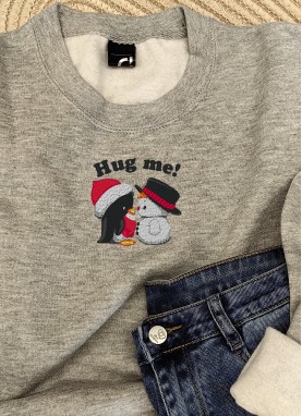 Ziemassvētku Izšuvums uz džempera [HUG ME]