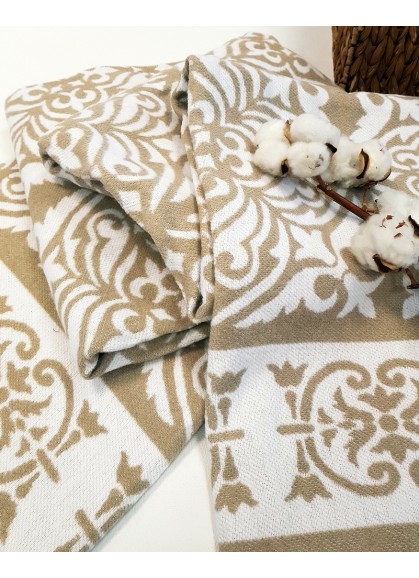 Vasaras sega/pleds Classika beige 140х205 cm