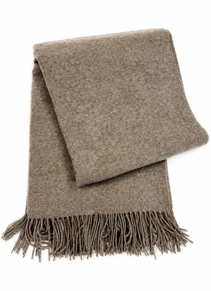 Vilnas pleds MERINO brown 140x200 cm