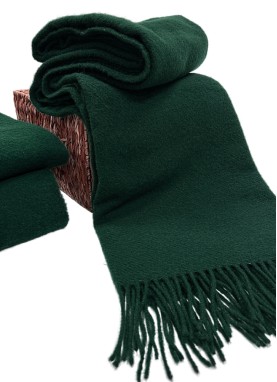 Vilnas pleds ZELANDIA Xmas Green 140x200 cm