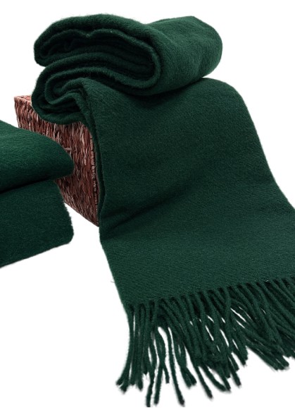 Vilnas pleds ZELANDIA Xmas Green 140x200 cm