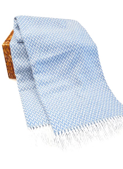 Kokvilnas pleds IBIZA light blue 140x200 cm Kokvilnas pleds IBIZA light blue 140x200 cm