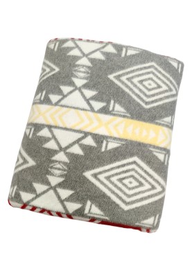 Vasaras sega/pleds ORNAMENT grey 240x205 cm