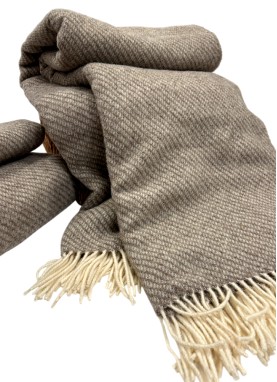 Liels vilnas pleds 200×210  ZELANDIA brown