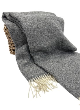 Vilnas pleds ZELANDIA LUX grey