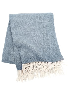 Vilnas pleds ZELANDIA LUX l.blue