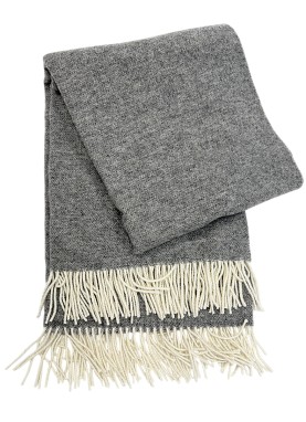 Vilnas pleds ZELANDIA LUX grey