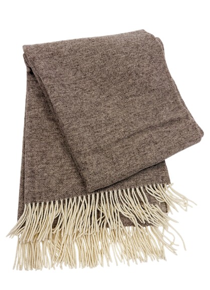 Vilnas pleds ZELANDIA LUX natural brown 140x200 cm Vilnas pleds ZELANDIA LUX natural brown 140x200 cm