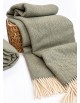 Silts vilnas pleds ZELANDIA Green tea 140x200 cm | 100% vilna