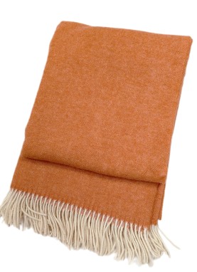 Vilnas pleds ZELANDIA LUX Dark coral 140x200 cm