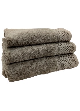 Kokvilnas frotē dvielis AURA taupe