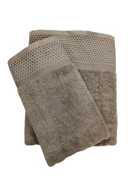 Kokvilnas frotē dvielis AURA taupe