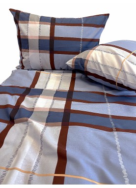 Kokvilnas palags Daily REMI blue