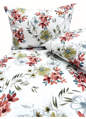 Kokvilnas palags Daily KATALINA red