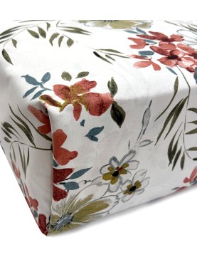 Kokvilnas palags ar gumiju Daily KATALINA red