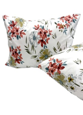 Kokvilnas spilvendrāna Daily KATALINA red