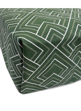 Kokvilnas palags ar gumiju Daily BRIELLA green 