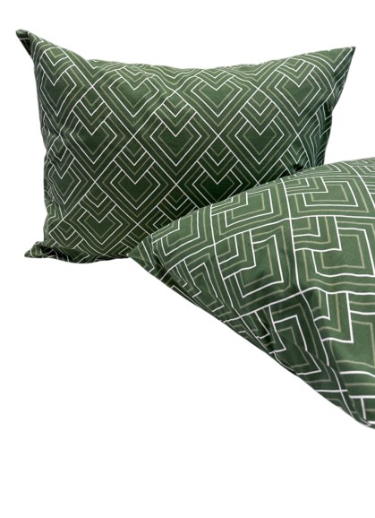 Kokvilnas spilvendrāna Daily BRIELLA green