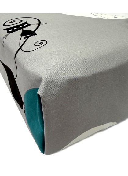 Kokvilnas palags ar gumiju Daily BLACK CAT Kokvilnas palags ar gumiju Daily BLACK CAT