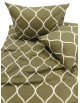 Gultas veļas komplekts (140x200/50х70), [30-0665 khaki]