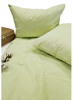 Kokvilnas gultas veļas komplekts ERINA green