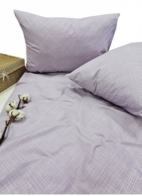 Kokvilnas gultas veļas komplekts ERINA lilac