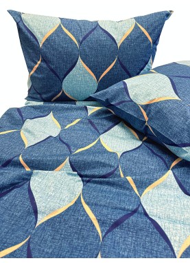 Kokvilnas palags Daily MONIKA blue