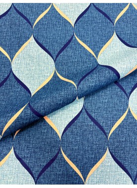 Kokvilnas palags Daily MONIKA blue