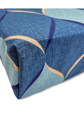 Kokvilnas palags ar gumiju Daily MONIKA blue