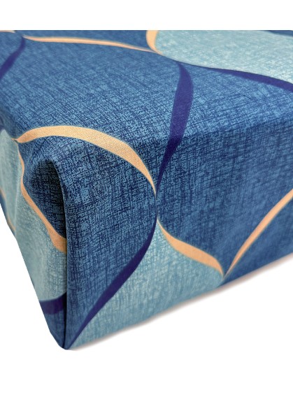 Kokvilnas palags ar gumiju Daily MONIKA blue Kokvilnas palags ar gumiju Daily MONIKA blue