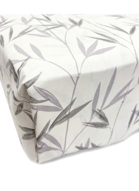 Kokvilnas palags ar gumiju Daily LUMIRA white