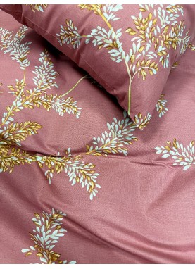 Kokvilnas palags ar gumiju Daily BEKA tea rose