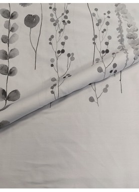 Satīna palags ar gumiju Soft ADRIANA l.grey