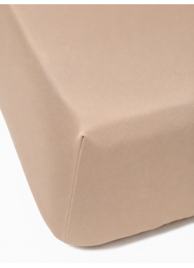 Vienkrāsains palags ar gumiju Daily FROST ALMOND