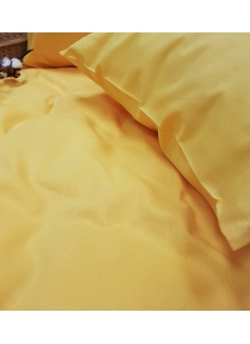 Vienkrāsains gultas veļas komplekts Daily YELLOW