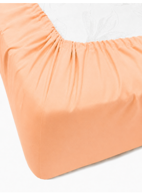 Vienkrāsains palags ar gumiju Daily PEACH