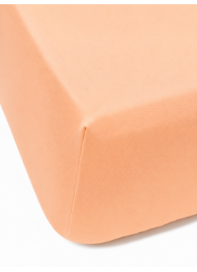 Vienkrāsains palags ar gumiju Daily PEACH
