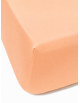 Vienkrāsains palags ar gumiju Daily PEACH