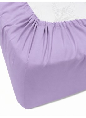 Bērnu kokvilnas palags ar gumiju DAILY LILAC