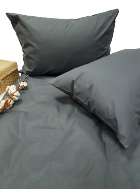 Vienkrāsains gultas veļas komplekts Daily GREY