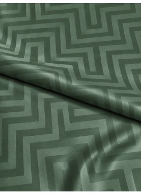 Satīna palags ar gumiju JAQUARD AMINA pine green