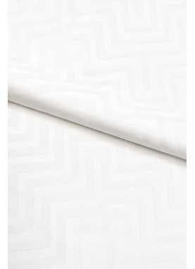 Satīna palags ar gumiju JAQUARD AMINA white