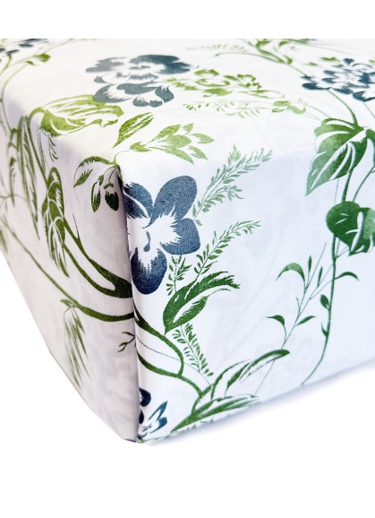 Satīna gultas veļas komplekts Soft NELIIE green Satīna gultas veļas komplekts Soft NELIIE green