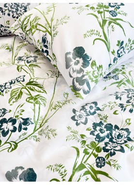 Satīna segas pārvalks SOFT NELLIE green